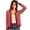 Red, variant on Women’s Knitted Cardigan Long Sleeve V-Neck Button Casual Outwear