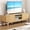 Oak, variant on PUFFCAFE Fluted TV Stand for 55 60 65 Inch TV,Mid Century Modern Entertainment Center with with Storage & Sliding Doors,TV Media Console Table with Wood Feet for Living Room,Bedroom,Natural Oak