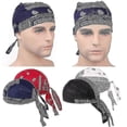 thumbnail image 2 of 4 Pack Men's Cotton Chemotherapy Beanie for Cancer Patients Hair Loss, Soft Breathable Skull Cap Head Cover, 2 of 5