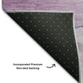 thumbnail image 3 of Addison Rugs Mayfield Washable Transitional Watercolors Purple Rectangle Rug, 3' x 5', 3 of 6