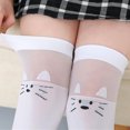 thumbnail image 7 of Eltusu Girls Knee High Socks, Comfort Cotton Tight Soft School Uniform Socks White Size 3-12T, 7 of 7