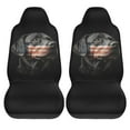 thumbnail image 2 of KAKALAD Dog American Flag Labrador Puppy Lab Retriever Cool 1 Car Accessories Seat Covers Set Vehicle Seat Covers Universal Front Seats Protector 2 Pcs, 2 of 9