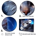 thumbnail image 3 of Designart "Regal Blue British Shorthair Feline" Animals Cat Floater Framed Canvas Wall Art, 3 of 5