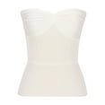 thumbnail image 3 of Njoeus Women's Strapless Tube Top Sexy Mesh Transparent Tank Tops Sleeveless Camisole Women Clothes, 3 of 4