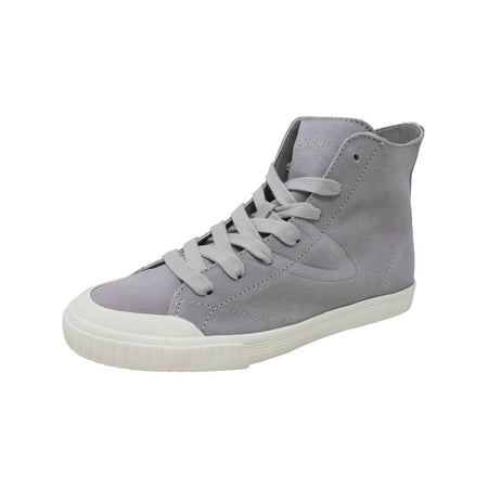 - Tretorn Women's Marley Hi 2 Suede Light Grey / High-Top Fashion Sneaker - 9.5M
