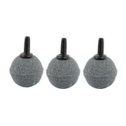 Unique Bargains Aquarium Fish Tank Bubble Aerator Pond Pump Disk Diffuser Air Stone Gray 3 Pcs