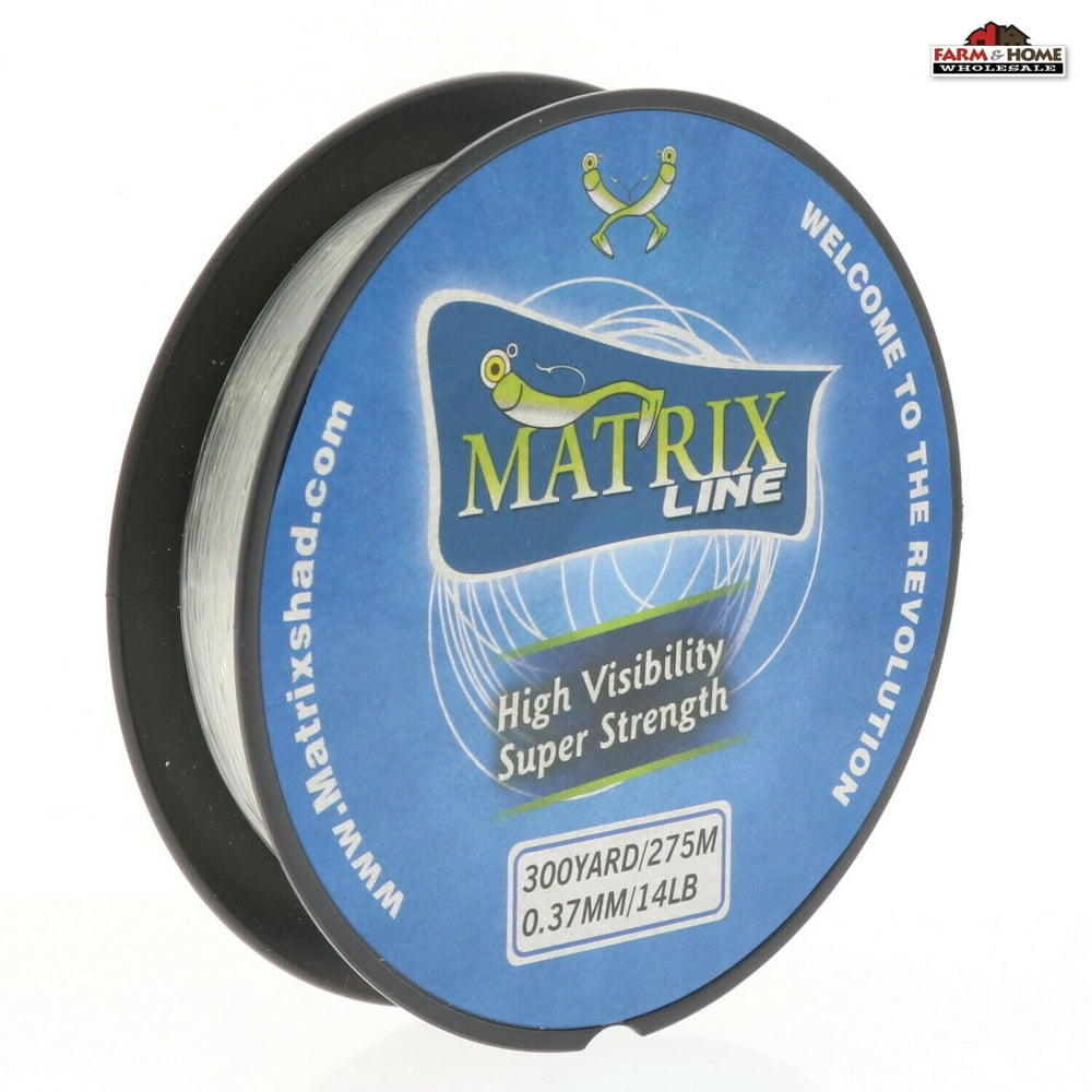 Monofilament Fishing Line 14lbs 300yds Clear New