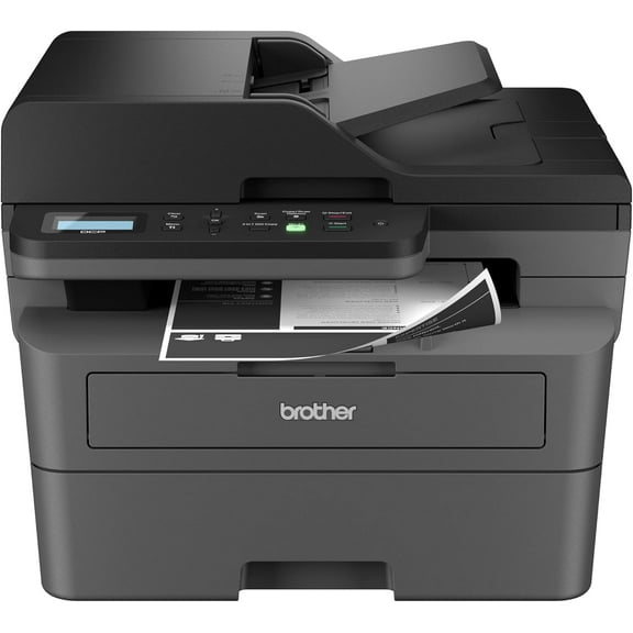 Brother DCP-L2640DW Imprimante multifonction laser monochrome professionnelle compatible avec Refresh, avec impression, copie et numérisation mobiles et cartouche de 700 pages