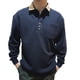 thumbnail image 1 of pstuiky hombres de manga larga, Camiseta de trabajo de manga larga con cuello holgado para hombre, talla grande, camiseta de manga larga con cuello salir tops xxl, 1 of 8