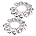 thumbnail image 2 of 3x Pezón Anillos No Perforación, Varios Diseños , Amor, Flor, 2 of 8