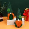 thumbnail image 5 of Decoraciones del día de San irlandés Gnomo de peluche hecho a mano sin para la decoración de la mesa del hogar, regalos para niños, B, 5 of 5