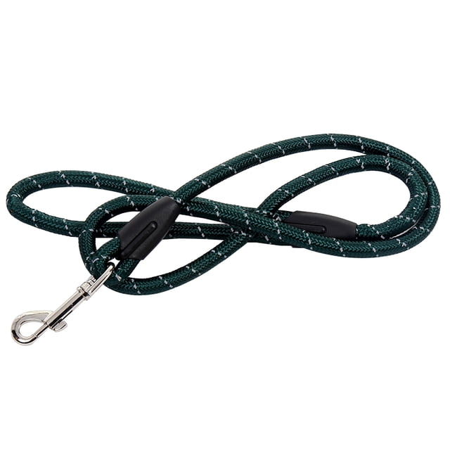 Reflective Pet Leash Nylon Braided Dog Walking Rope Dog Leash for Night Walking