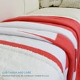 thumbnail image 3 of Patriotic US Flag Blanket, American National Flag Throws, Sherpa Fleece Reversible Blanket for Couch Bed Decor, 4th of July Citizenship Veteran Gift, 3 of 5