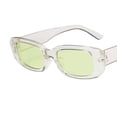 thumbnail image 1 of Fashion Retro Small rectangular Frame Punk Sunglasses For Women Vintage Square Summer Rectangle Sun Glasses Eyewear Shades Style 15, 1 of 6