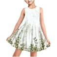 thumbnail image 1 of Xdegoge Robe Fleurie pour Filles 12-14, Robes Décontractées Sans Manches pour Femmes, Robes 10-12 2025, Liquidation Vêtements pour Tout-Petits, Ropa de NiñA, Commandes Passées Multicolore 11 Ans, 1 of 8