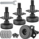thumbnail image 1 of Niveladores de muebles de servicio pesado Rosca de 3/8''-16 con juego de tuercas en T Pies de nivelación de muebles Niveladores de muebles ajustables para mesas, gabinetes, sillas, banco de traba, 1 of 5