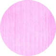 thumbnail image 1 of Ahgly Company Indoor Round Abstract Pink Contemporary Area Rugs, 6' Round, 1 of 4