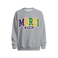 thumbnail image 4 of Mercatoo Toddler Baby Girl Boy M𝐚rdi Gr𝐚s Outfit Letter Sweatshirt Long Sleeve Shirt Tops Spring Fall Clothes C𝐚rnival Loose Top, 4 of 4