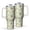 Cat Floral Daffodil, variant on 40 Oz Tumbler with Handle,Tumbler with Lid,Double Wall Insulated Cup Stainless Steel Travel Mug,Water Bottle for Iced Tea,Coffee,Cold Beverages,Cat Floral Daffodil Green Pattern