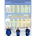 thumbnail image 3 of Freeze Defense Warm Men's 3in1 Winter Jacket Coat Parka & Vest (XL, Blue), 3 of 10