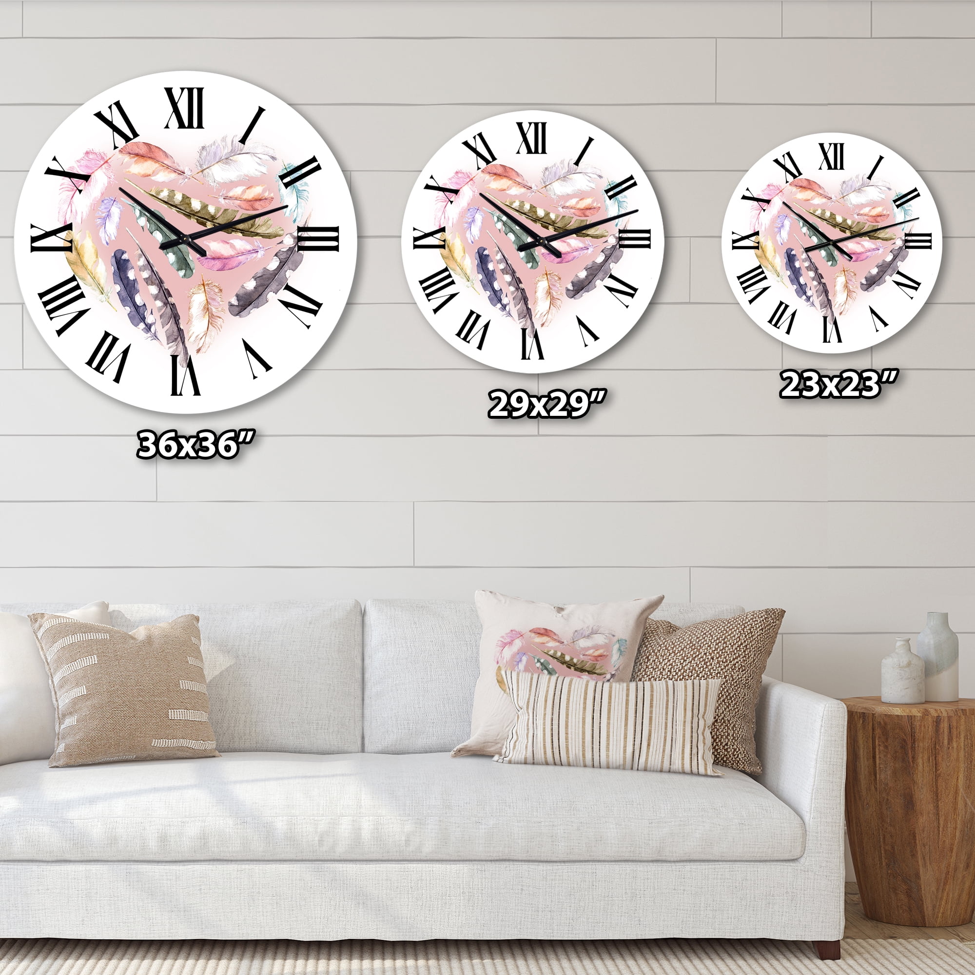 Designart 1 in Bohemian Wall Clock