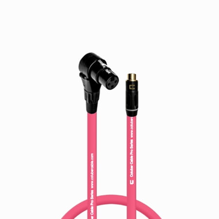 Coluber Cable Right Angle XLR Female - RCA Female 3-Pin Microphone Connector