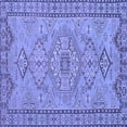 thumbnail image 1 of Ahgly Company Indoor Square Persian Blue Traditional Area Rugs, 3' Square, 1 of 4