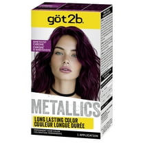 Schwarzkopf Got2b Metallics Permanent Hair Color, M69 Amethyst Chrome, 1 Application