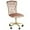 New Pink, variant on Impressions Vanity Elise Tufted Chair with Velvet Armless Cushion Seat and 360 Degrees Swivel Chair (Pink)