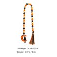 thumbnail image 2 of Halloween Wood Bead Pendant for Decor with Tassel Wooden Beaded String, 2 of 5