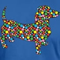 thumbnail image 3 of CafePress - Dachshund Polka Dots Men's Fitted T Shirt (Dark) - Men's Fitted T-Shirt, 3 of 4