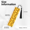 thumbnail image 3 of Kdxio Ripe Yellow Lemon Print Metal Tassel Bookmarks,Perfect Gift for Art Lovers and Bookworms Metal Bookmarks for Women, 3 of 8