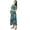 Multicolor, variant on Bimba Nursing Kaftan Cotton Maternity Night Gown, Front & Side Buttons With Belt