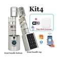 thumbnail image 2 of Door Lock, Tuya Smart Door Lock Smart Cylinder Lock Digital Electronic Lock Finrprint Padlock Knob Lock Office Security Lock ,Easy to Install, 2 of 7