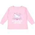 thumbnail image 3 of Inktastic Mawmaw Loves Me Girls Grandchild Unicorn Girls Long Sleeve Toddler T-Shirt, 3 of 5