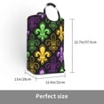 thumbnail image 3 of Lsque Mardi Gras1 Laundry Basket, Laundry Hamper, Dirty Clothes Hamper for Laundry, Collapsible, Waterproof Laundry Baskets with Aluminum Handles for Laundry, Dorm, Family, 3 of 6
