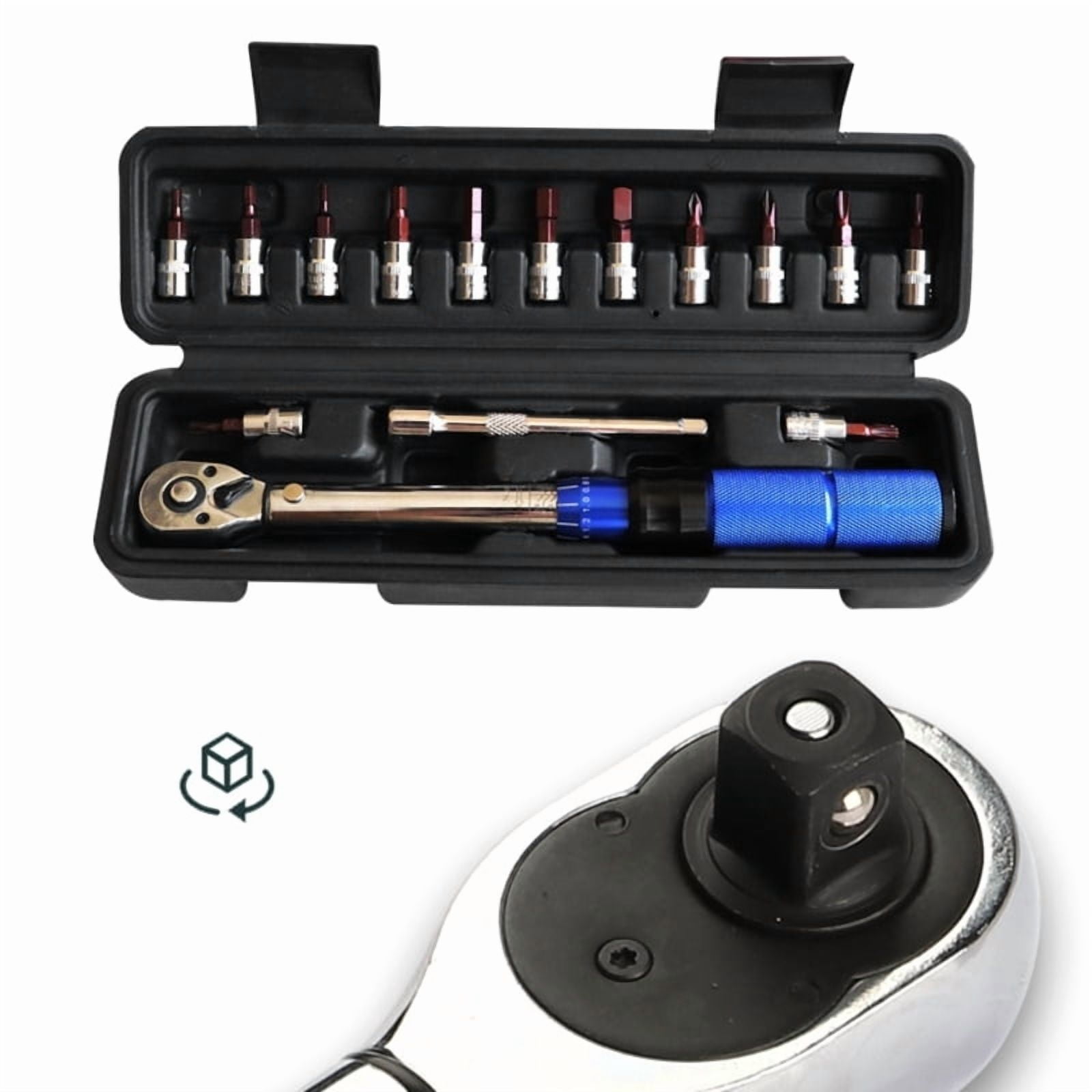 1/4 Inch Drive Durable Spanner Hand Tools Torque Wrench Repair for Motorcycle Bike Repair Durable Repair Spanner Torque