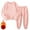 Pink, variant on KYAIGUO Kids Toddler Girl Boy Fall Winter Sweatsuits Outfits for Baby Long Sleeve Top Long Pants Set Toddler Solid Colour Sweatpants Set for 1-12Y