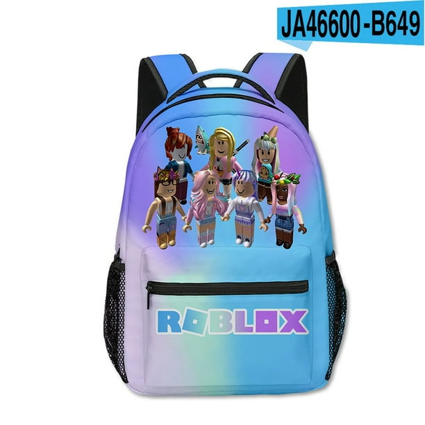 ROBLOX-Mochila escolar de dibujos animados para niños, morral de Anime para estudiantes de primaria y secundaria, varios estilos