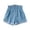 Z1-Blue-mkosplrt baggy jeans ripped, variant on Denim Skorts with Shorts for Girl 2-12Y Elastic Waist Wash Pleated Skirts Jean Shorts Baggy Wide Leg Summer Shorts with Pocket