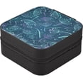 thumbnail image 3 of Coolnut Night Dandelion Travel Jewelry Box Small Portable Jewelry Case for Ring Earring Necklace Jewellery Organizer Storage for Women Girls Women Gifts, 3 of 7