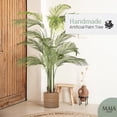 thumbnail image 3 of Open Box Maia Shop 6ft Artificial Palm Tree, Fake Plants for Home Decor, 3 of 9