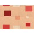 thumbnail image 1 of Ahgly Company Indoor Rectangle Patterned Bright Orange Area Rugs, 5' x 7', 1 of 6