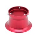 thumbnail image 2 of LOVIVER Motorcycle Carburetor Refit Cone Air Wind Cup for 50mm Red, 2 of 4
