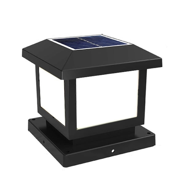 LED Solar Outdoor Post Light Post Cap Light Pier Mount Wall Light for Building Corridors Garden Gates