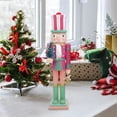 thumbnail image 6 of Christmas Nutcracker Figurine Ornament 14inch Decorative for Christmas Party Red, 6 of 8
