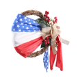 thumbnail image 5 of Patriotic Wreath for Front Door - 4th of July Independence Day Wreaths Bows Flag Decor for Memorial Day Decorations, 5 of 6