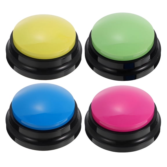 BESTSKY 4pcs Professional Dog Talking Buttons Dog Buttons for Communication Pet Supply