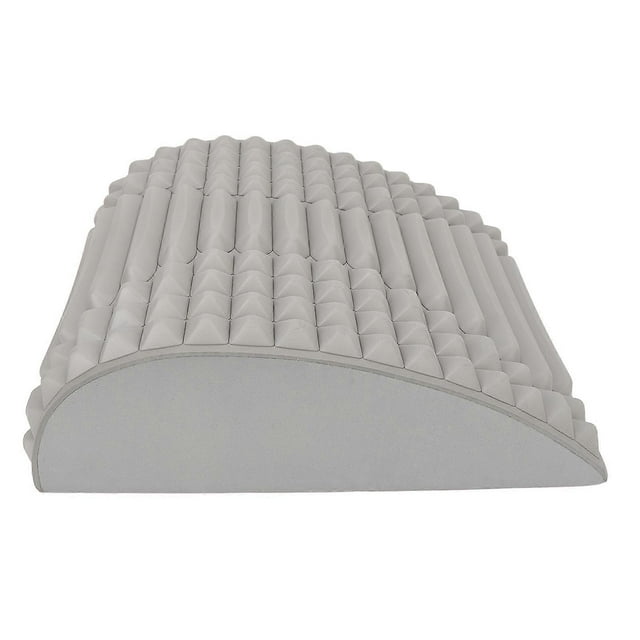 Neck and Back Stretcher Pain Fatigue Relief Acupoint Stimulation Portable Neck Support Relaxer Lumbar Traction Stretcher Gray