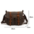 thumbnail image 2 of Bolso de lona para hombre, bolso cruzado, bolso informal para hombre, bolso verde para hombre, 2 of 6